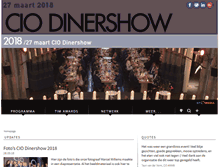 Tablet Screenshot of ciodinershow.nl